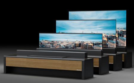 全球首台卷曲屏幕激光电视来了! 全球首台卷曲屏幕激光电视来了!