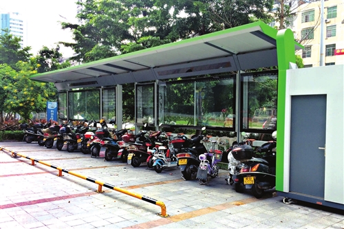 将敦促物业建电动自行车集中停放点 将敦促物业建电动自行车集中停放点