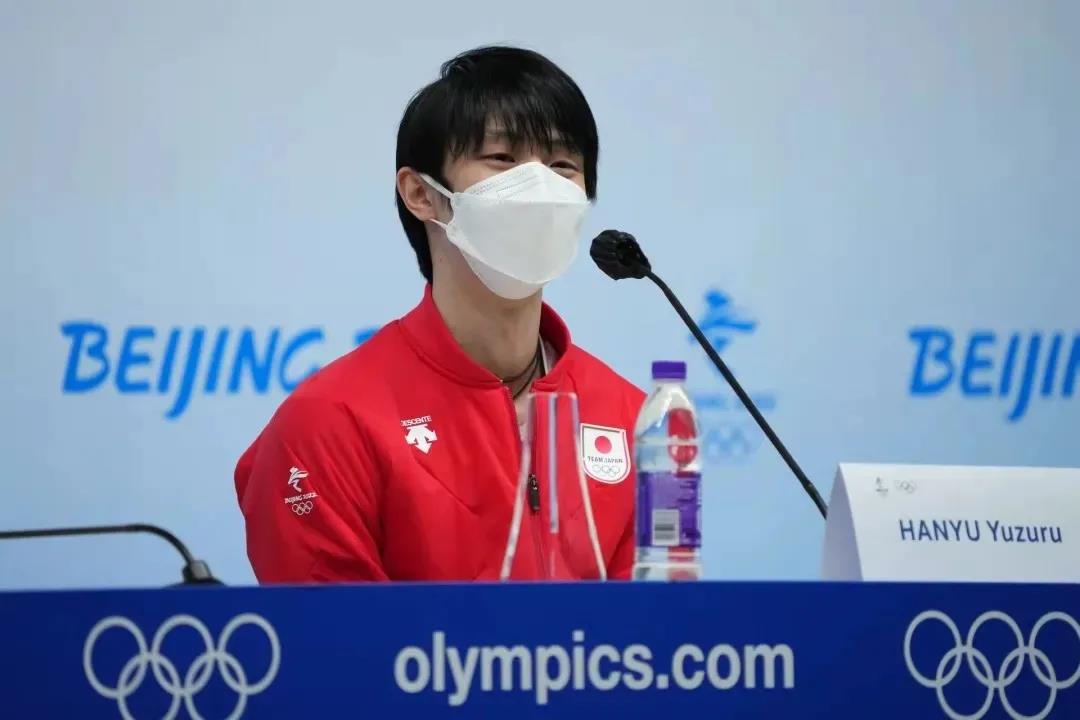 北京冬奥会主媒体中心(MMC)中 羽生结弦一个人的发布会 北京冬奥会主媒体中心(MMC)中 羽生结弦一个人的发布会