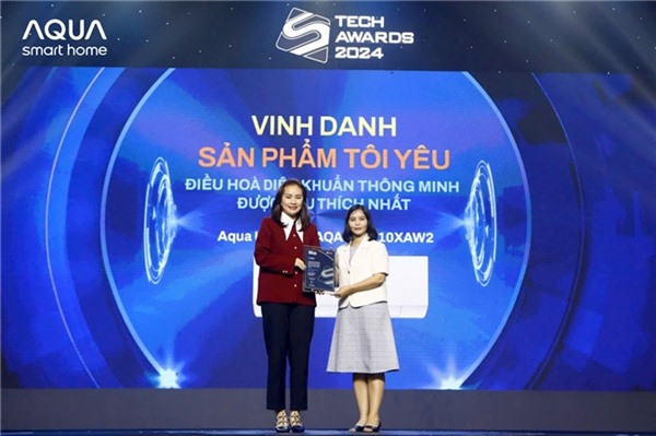 唯一中国家电企业!AQUA越南荣获双项科技大奖 唯一中国家电企业!AQUA越南荣获双项科技大奖