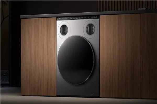 米家三区洗衣机Pro滚筒10kg冰晶白上市